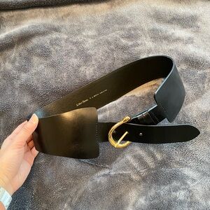 &other stories wide belt black